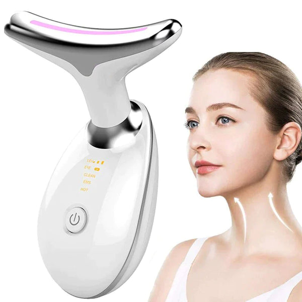 Neck Face Firming Wrinkle Removal Tool, Micro-Glow Portable Handset